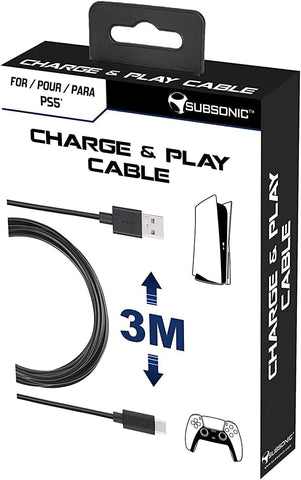 Subsonic Charge & Play Cable (PS5) - Gamesoldseparately