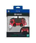Nacon Ps4 Compact Ctrl Red Le (Playstation 4) - Gamesoldseparately