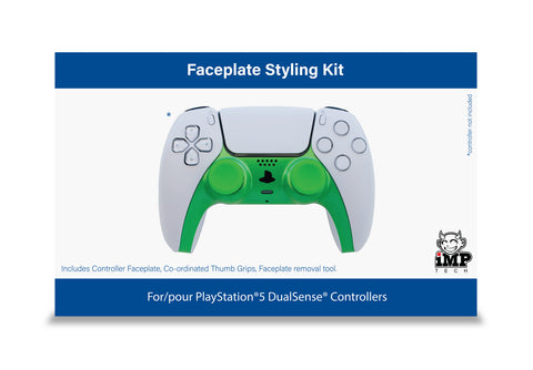 Green Faceplate Shell (Playstation 5) - Gamesoldseparately