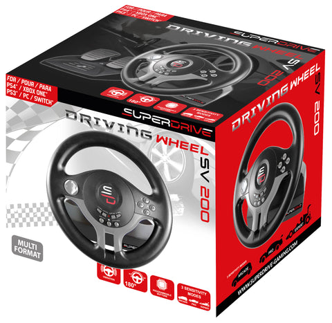 Subsonic Superdrive SV200 Racing Wheel & Pedals (NSW/PS4/XO/PC) - Gamesoldseparately