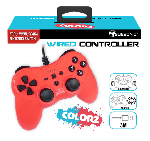 Wired Red Switch Controller (Nintendo Switch) - Gamesoldseparately