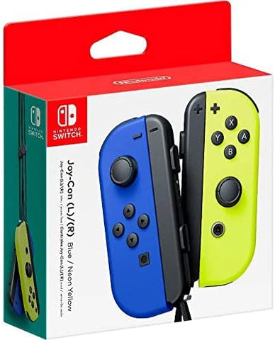 Joy-Con Pair Neon Blue/Neon Yellow (Nintendo Switch) - Gamesoldseparately