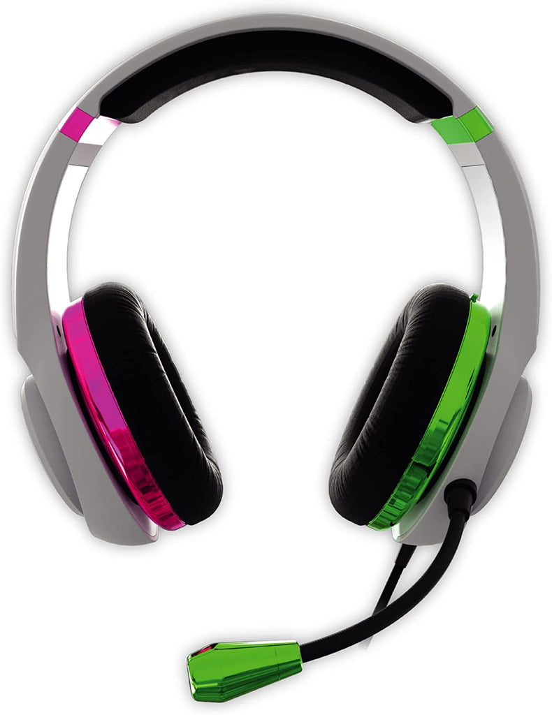 C6-100 Neon PC for Gaming Green/Pink XBOX, - Headset Gamesoldseparately | Stealth Switch, PS4/PS5,
