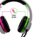 Stealth C6-100 Gaming Headset for Switch, XBOX, PS4/PS5, PC - Neon Green/Pink - Gamesoldseparately