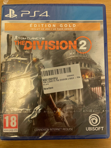 udstilling dæk en gang Tom Clancy's The Division 2 Gold Edition (PS4) [IMPORT] | Gamesoldseparately
